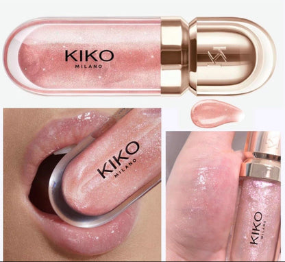 KIKO 3D Mirror Lip Gloss – Italian High-Shine Lip Glaze