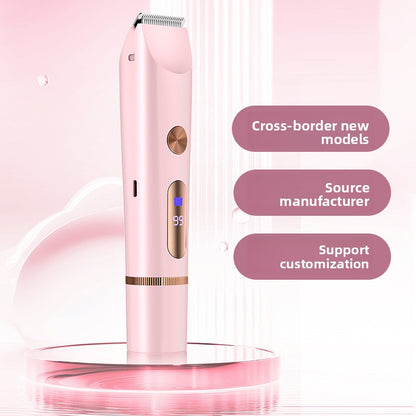 Electric Full-Body Hair Trimmer – Waterproof Dual-Head Bikini & Body Shaver