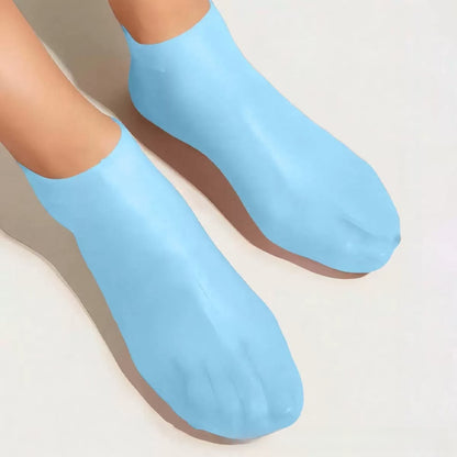 Silicone Moisturizing Heel Socks – Reusable Anti-Crack Foot Sleeve