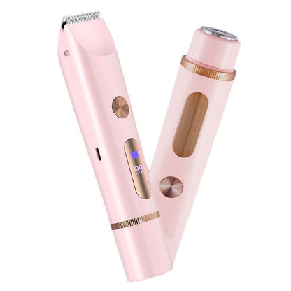 Electric Full-Body Hair Trimmer – Waterproof Dual-Head Bikini & Body Shaver