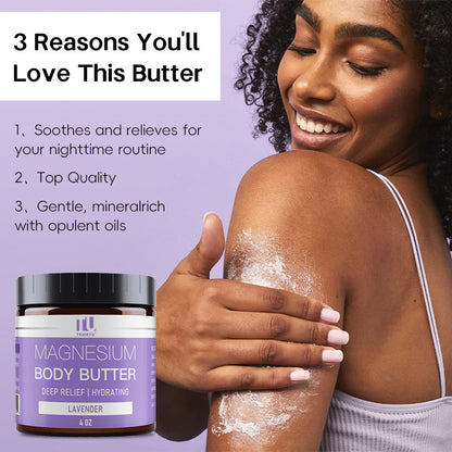 Magnesium Radiance Rest & Repair Body Butter – Moisturizing & Soothing
