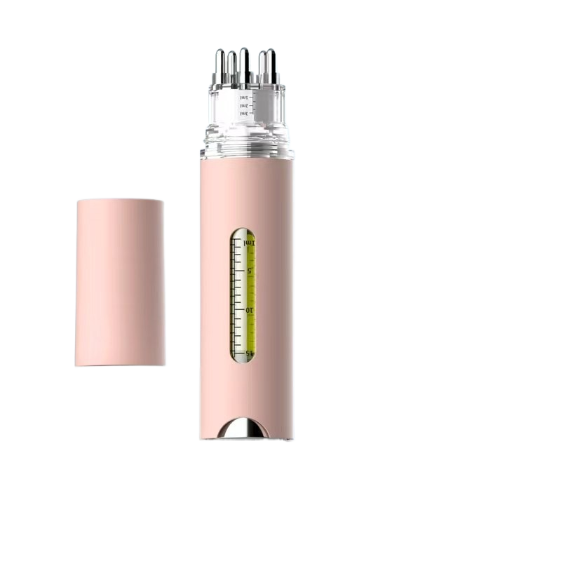 Dual-Chamber Scalp Applicator with Roller Balls
