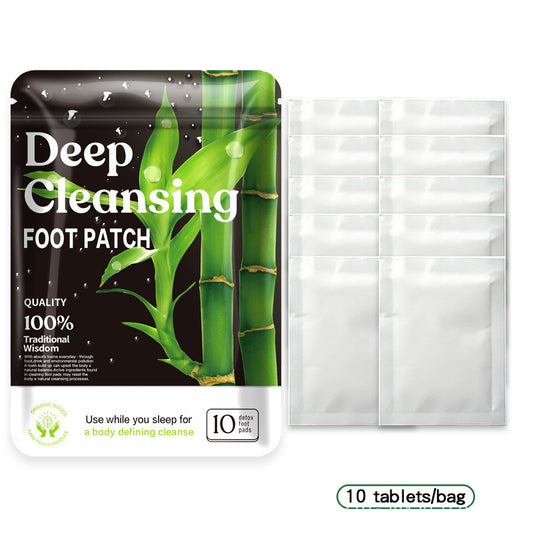 Bamboo Vinegar Herbal Foot Patches – Soothing Detox Foot Pads (Box of 10)