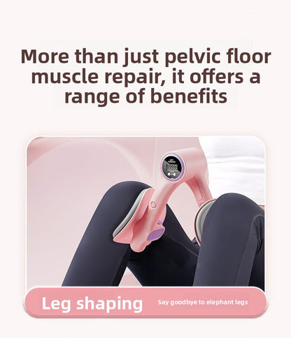 Pelvic Trainer & Leg Clamp – Kegel Exerciser with Digital Counter & 360° Rotatio